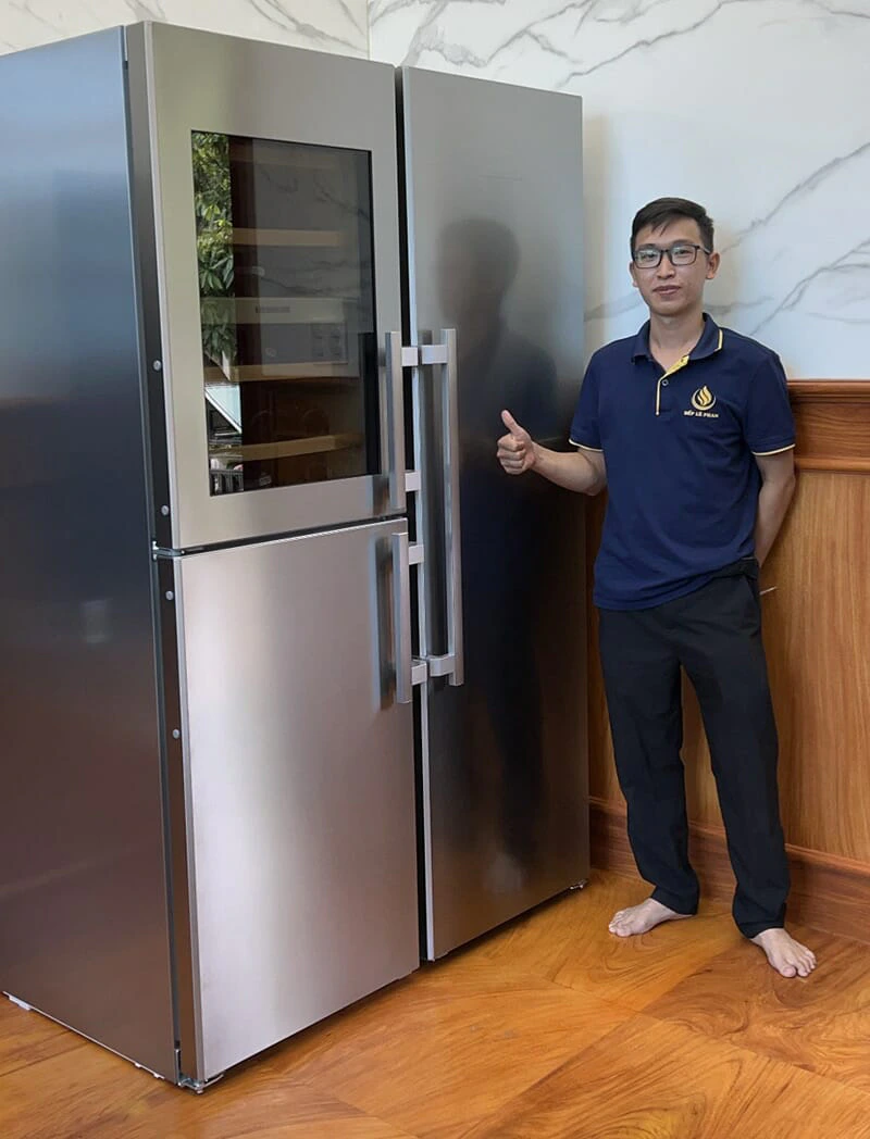 Hoàn thiện lắp đặt Tủ lạnh Liebherr SBES 8496 tại nhà khách hàng