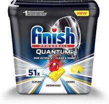 Viên rửa bát Finish Quantum 51STK giúp loại bỏ vết bẩn vượt trội