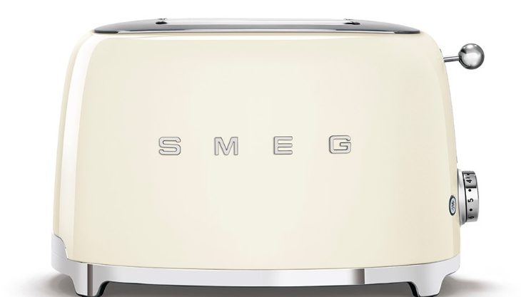 Máy nướng bánh mì Smeg Toaster màu kem (SMEG TSF01CREU)