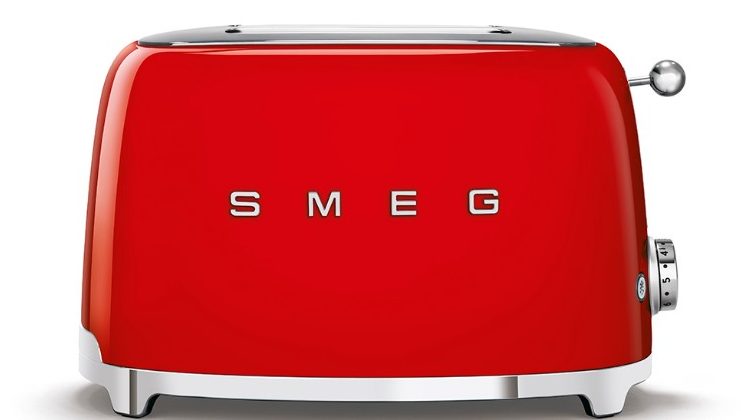 Máy nướng bánh mì Smeg Toaster màu đỏ (SMEG TOASTER TSF01RDEU)