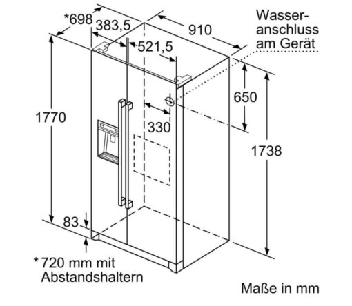 Thông số kỹ thuật tủ lạnh Bosch KAG90AI20 Serie 6