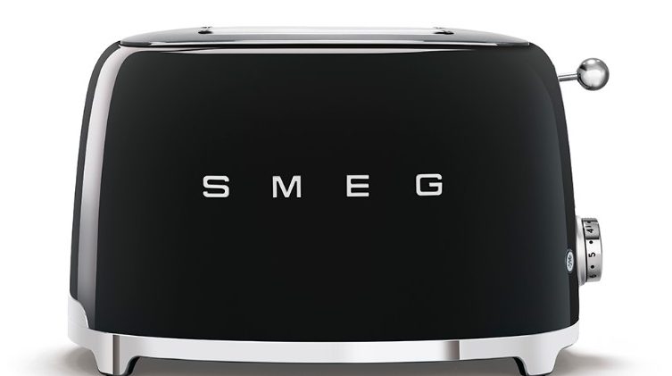 Máy nướng bánh mì Smeg Toaster màu đen (SMEG TSF01BLEU)