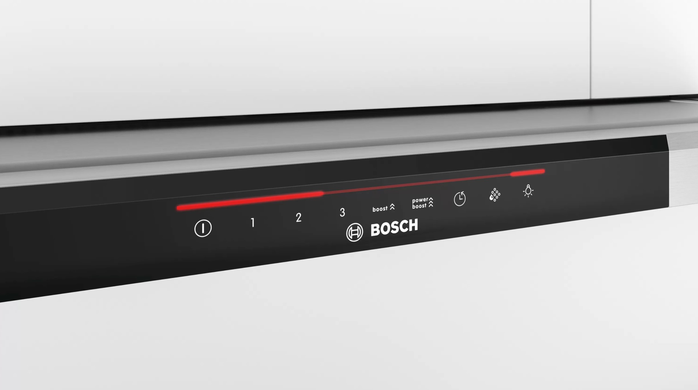 Bảng điều khiển hiện đại của Máy hút mùi âm tủ Bosch DFS097J50B