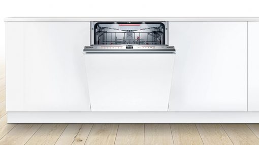 Hình ảnh Máy rửa bát Bosch SMV6ZCX49E lắp âm hoàn thiện trong tủ bếp