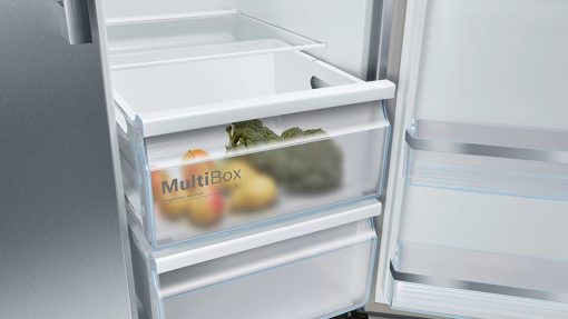 Khoang chứa rau củ quả của Tủ lạnh Bosch KAG93AIEPG side by side serie 6