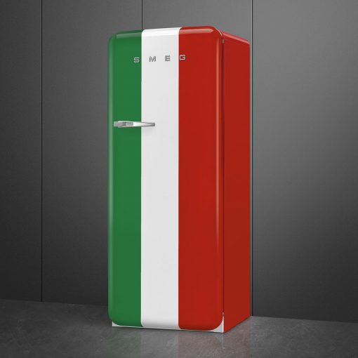 Tủ lạnh Smeg màu cờ Ý FAB28RDIT5