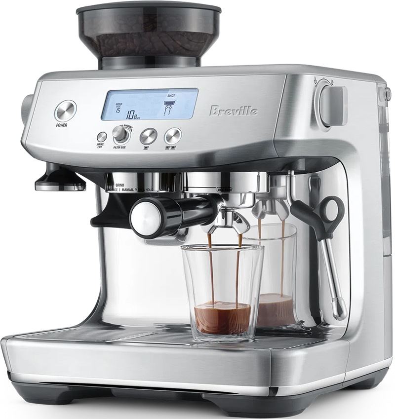 Máy pha cà phê bán tự động Breville có tích hợp Máy xay cafe