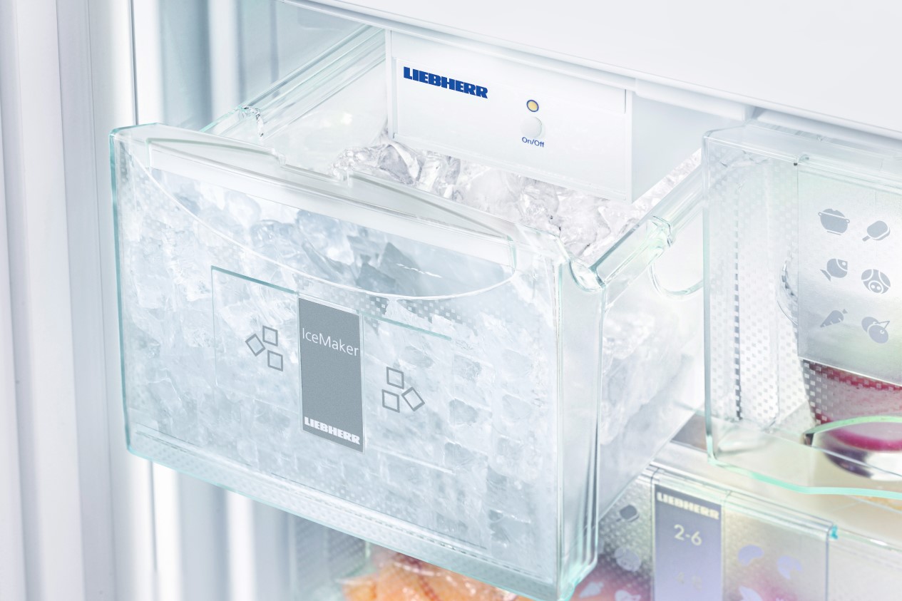 Chức nang làm đá tự động IceMaker trên tủ lạnh Liebherr