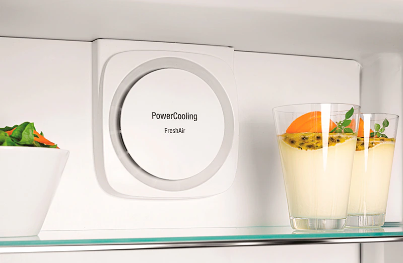 Công nghệ PowerCooling giúp tủ lạnh nhanh chóng nhằm giữ cho thực phẩm tươi mới trong thời gian dài