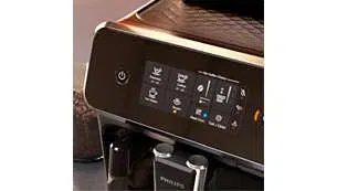Pha cà phê dễ dang hơn thông qua giao diện SensorTouch của Máy pha cà phê Philips EP2221/40 series 2000